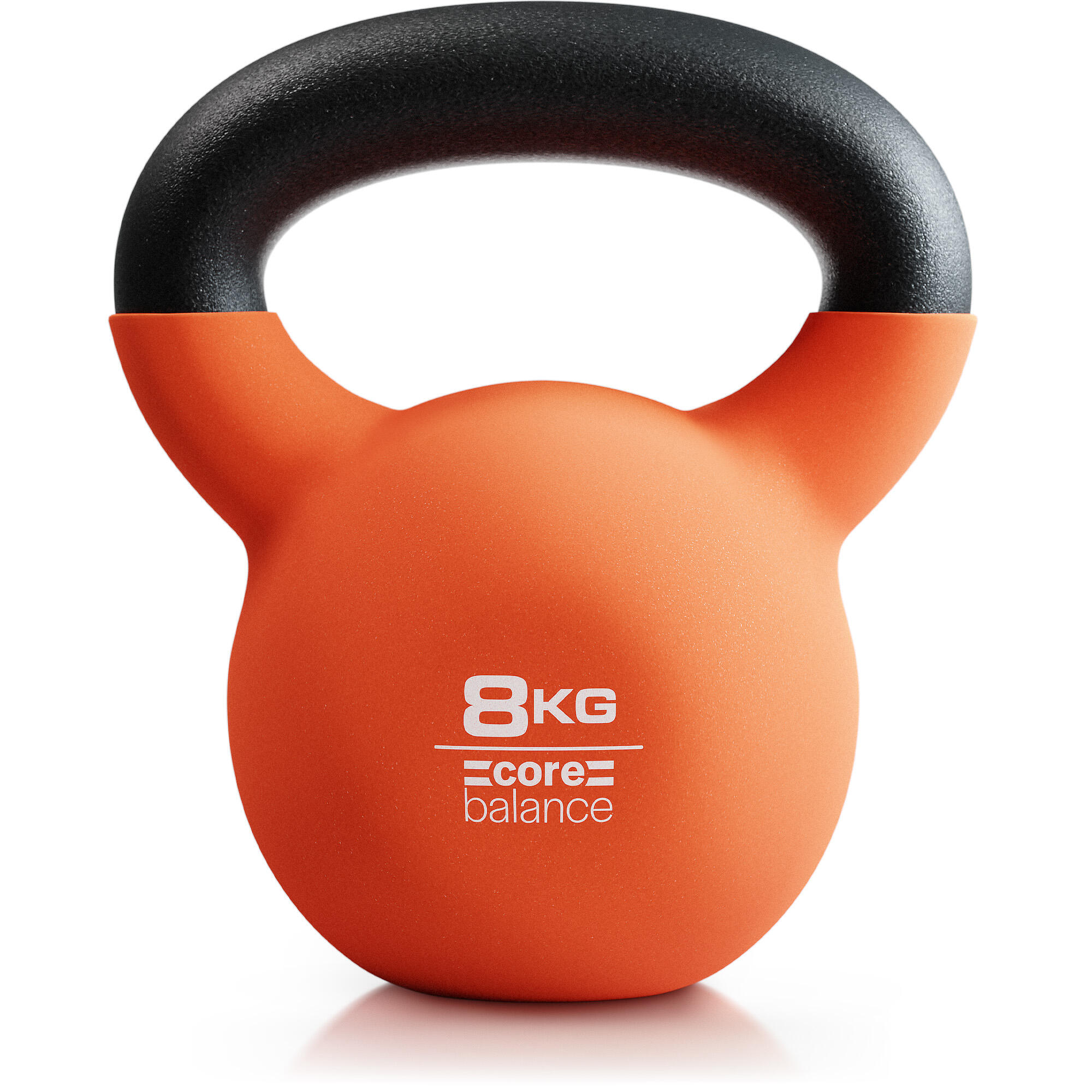 CORE BALANCE Cast Iron Kettlebell Weight Neoprene Coated Home Gym Fitness Core Balance 4-20kg