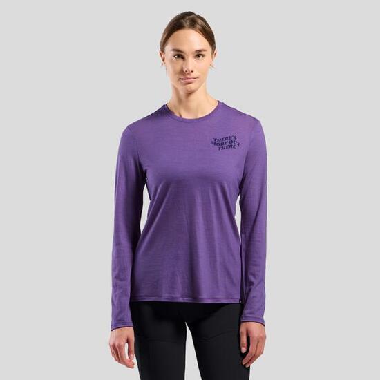 Ascent Merino 160 Langarmshirt mit TMOT-Print ODLO