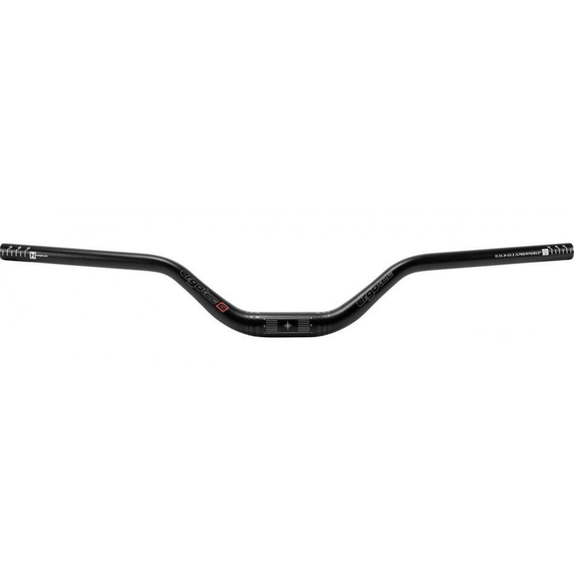 Podwyższenie Kierownicy 70 Ø31,8 Mm X 780 Mm Wznios 70 Mm - Czarne