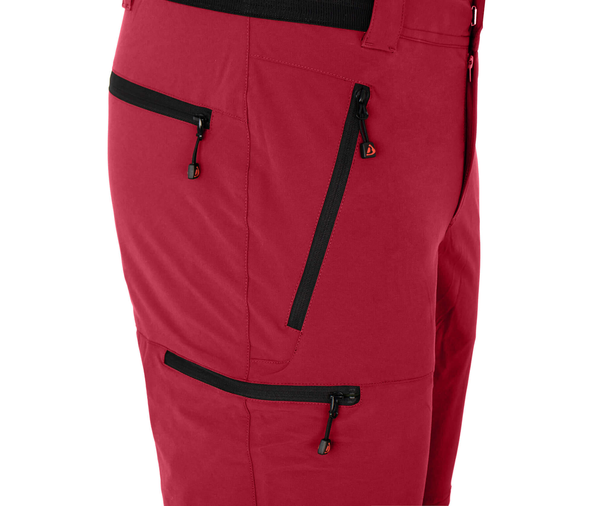 Herren Wanderhose leicht, strapazierfähig Rot 5/7