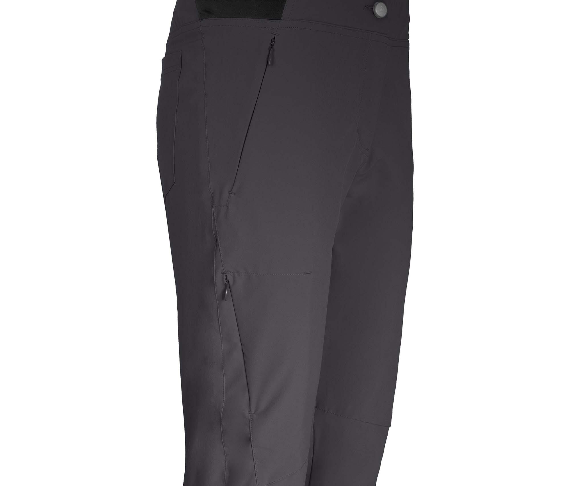 Damen Wanderhose recycelt, elastisch, sportlich Grau 3/5