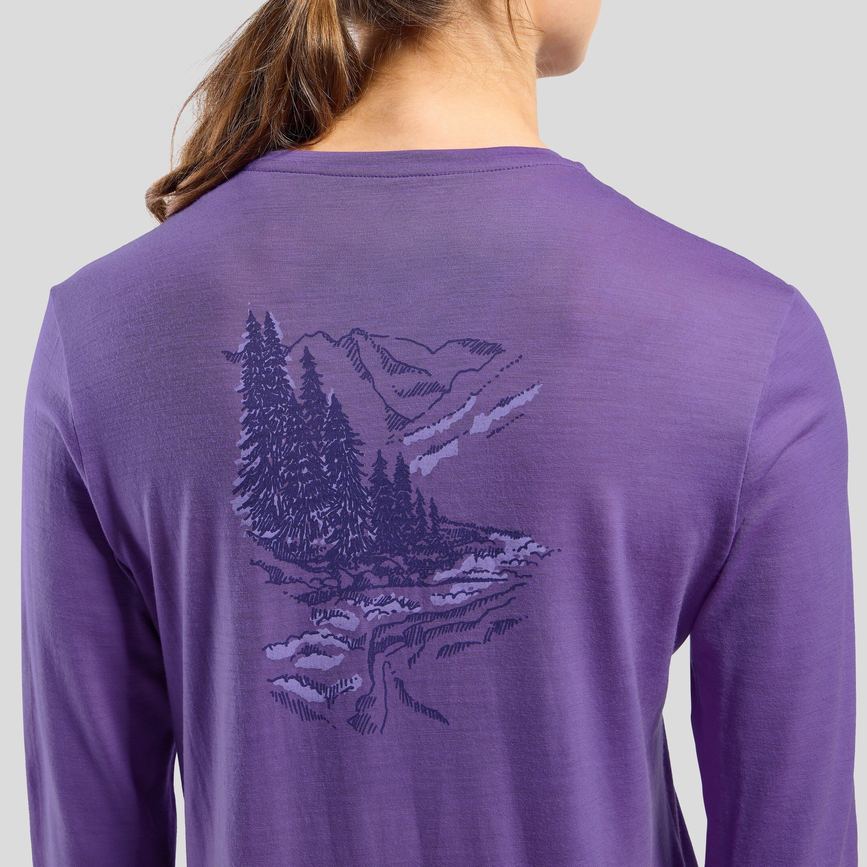 T-shirt à manches longues en laine mérinos 160 Ascent TMOT ODLO 4/7
