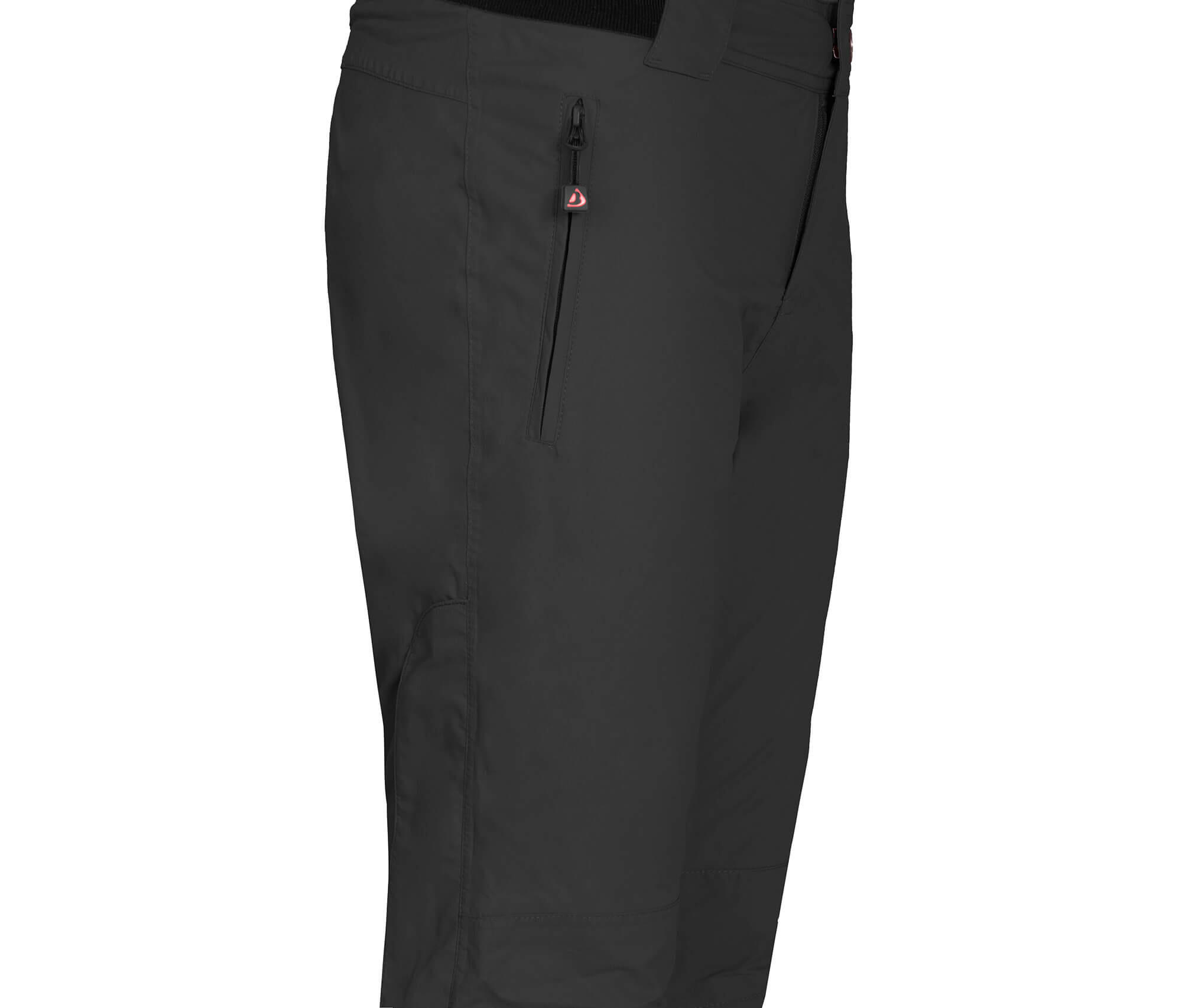 Regenhose leicht wattiert, 12000 mm Wassersäule Schwarz 3/5