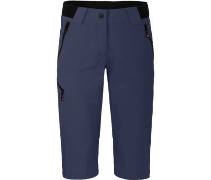 Damen 3/4 Wanderhose leicht, strapazierfähig Schwarz