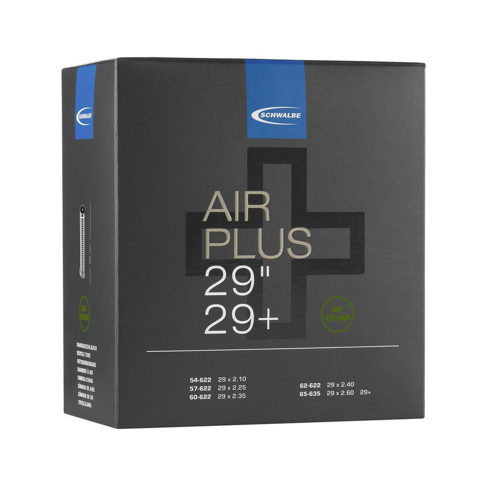 Dętka Av19+Ap Air Plus 28/29"  / 54/65-622 - Zawór 40Mm