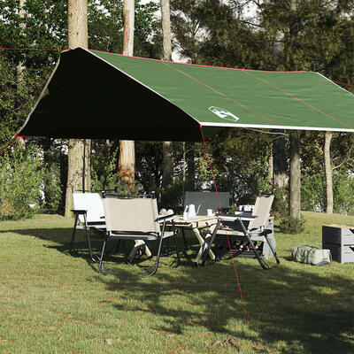 Vidaxl Wasserdichte Camping-Baldachin 420x440 cm Grün