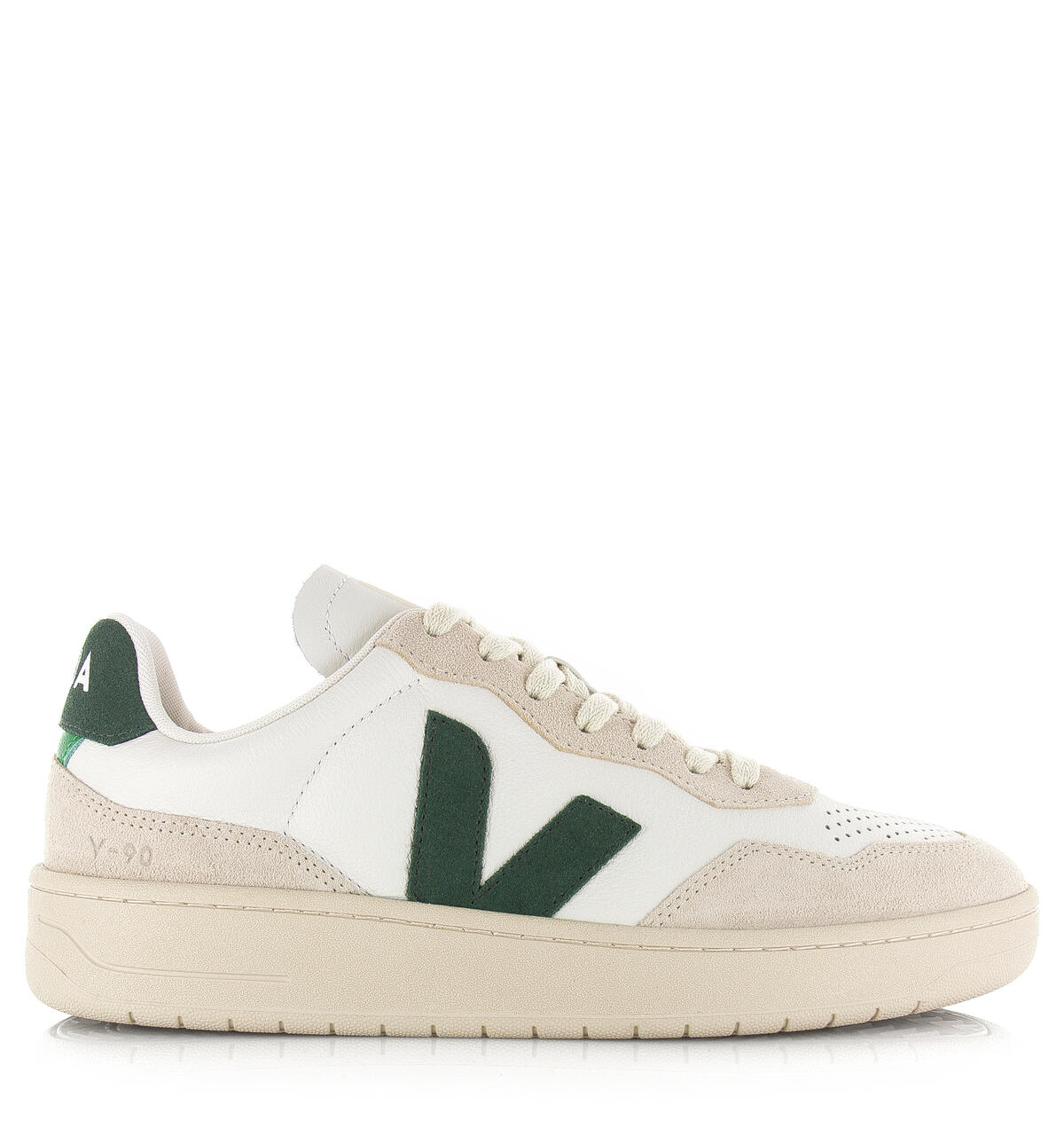 Chaussures Veja V-90 en cuir blanc souple 2/7