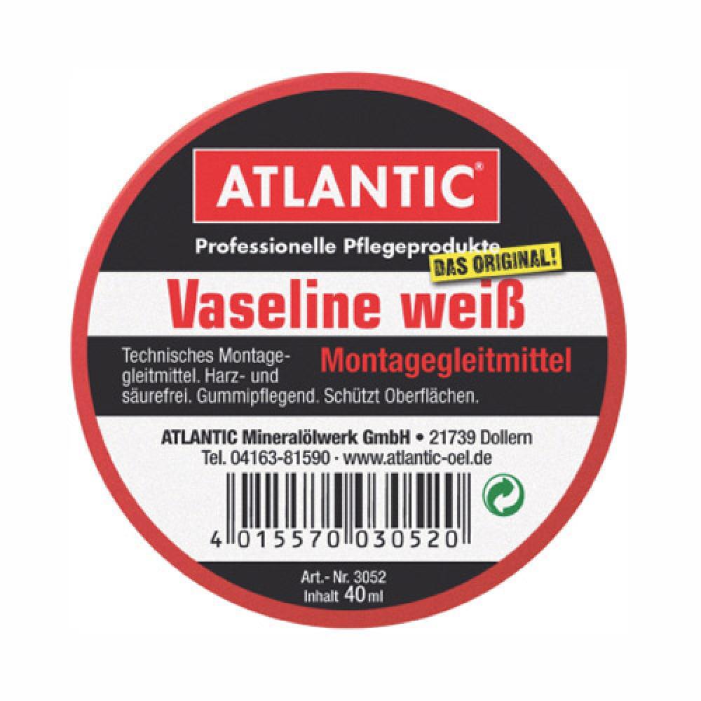 ATLANTIC Atlantic Witte Vaseline Potje 40g - Perfect voor Huidverzorging