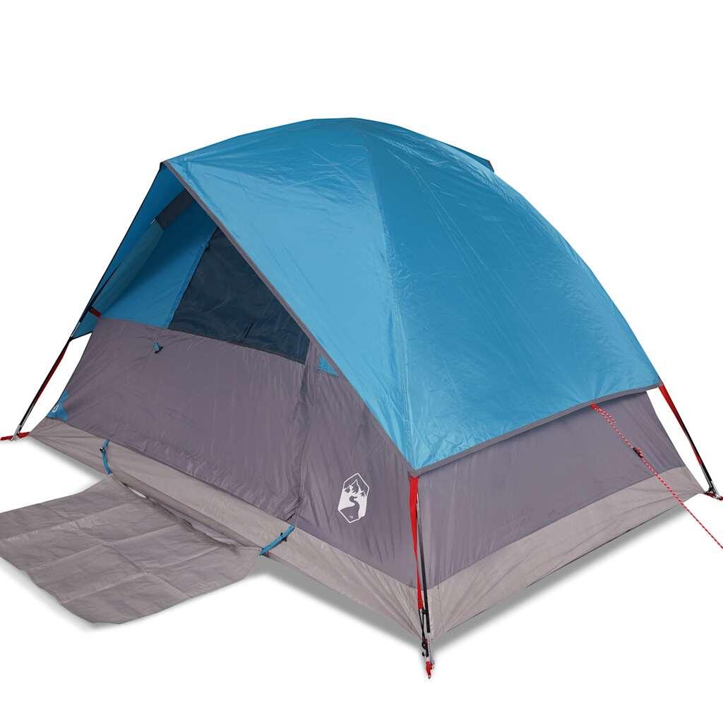 Waterdichte koepeltent voor 2 personen - Blauwe Vidaxl 2/7