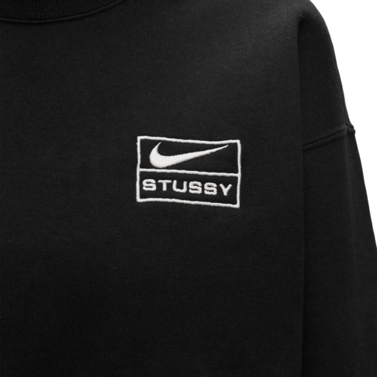 Sweat  x Stussy Wash Crew Fleece Black 3/3