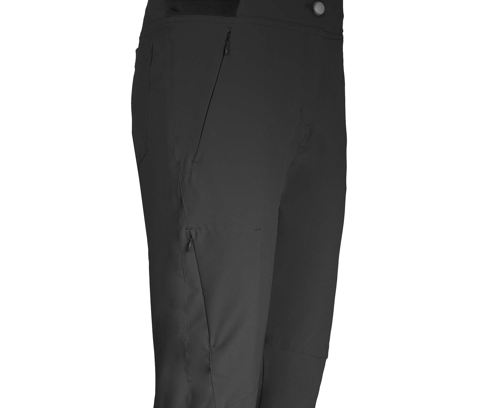 Damen Wanderhose recycelt, elastisch, sportlich Schwarz 3/5