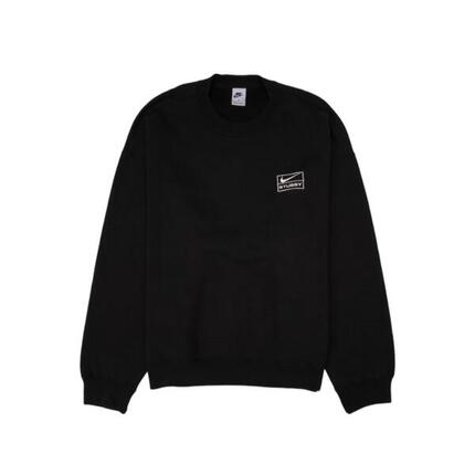 Sweat x Stussy Wash Crew Fleece Black