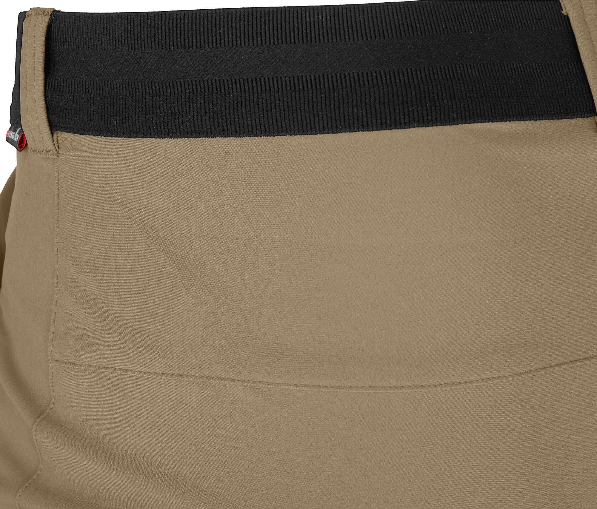 Herren Wanderhose recycelt, elastisch, 7 Taschen Beige 4/6