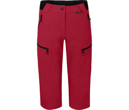 3/4 Wanderhose robust, elastisch Schwarz