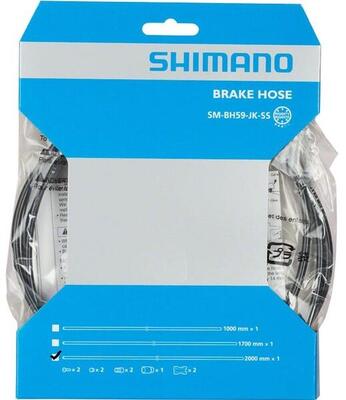 Shimano remleiding voor schijfrem sm-bh59 2000mm zwart