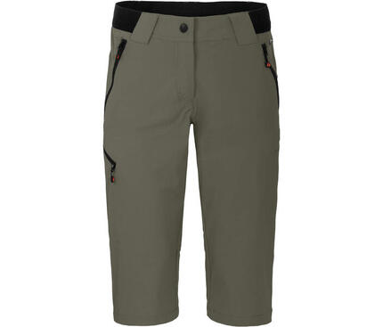 Damen 3/4 Wanderhose leicht, strapazierfähig Schwarz