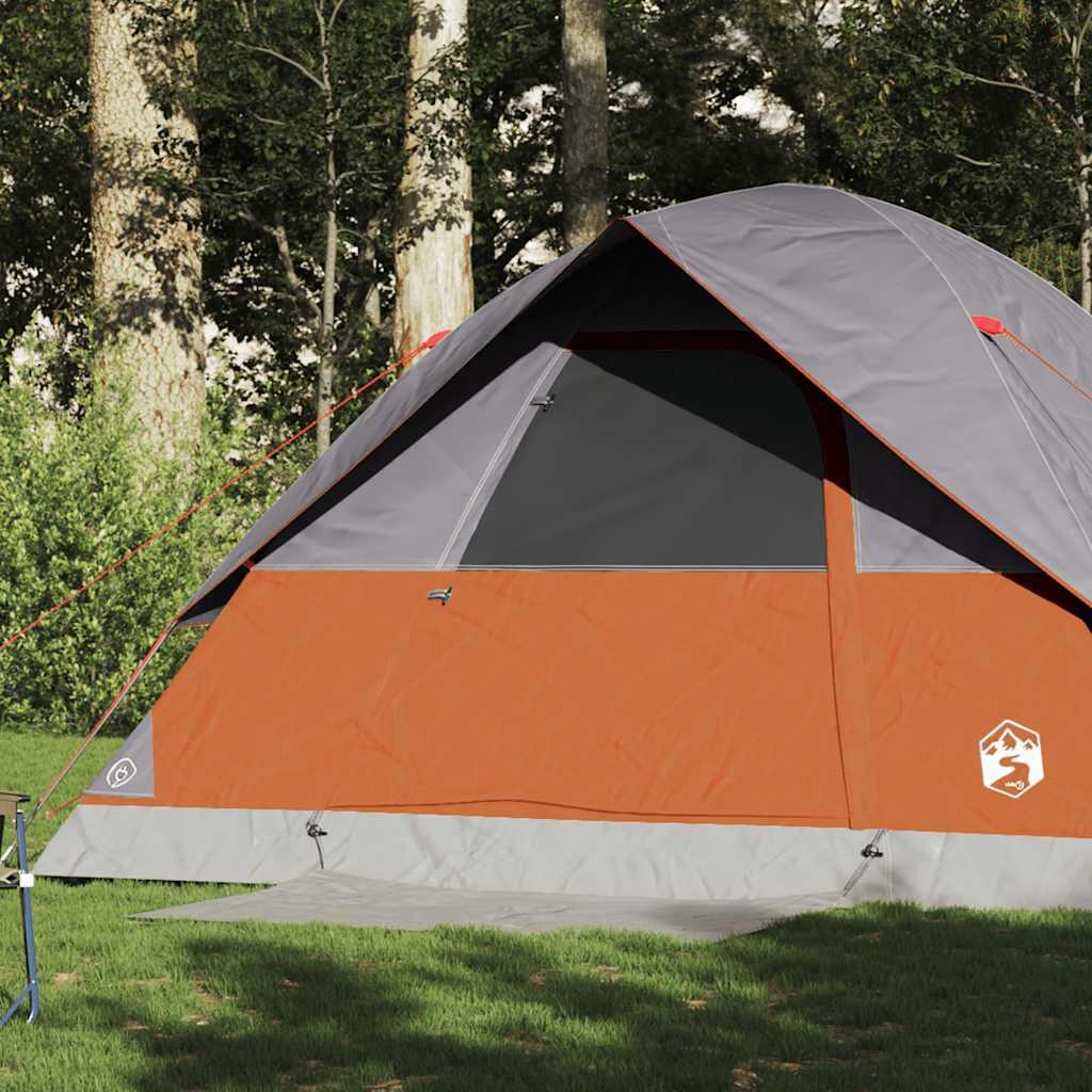 VidaXL Kuppelzelt für 6 Personen wasserdicht orange 1/7