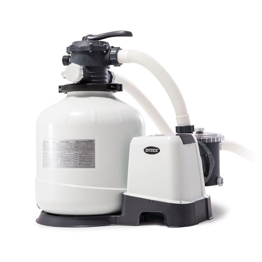 Intex - Intex Sx3200 Krystal Clear Pompe De Filtration À Sable 10.000 L/h - Aspirateur Piscine - Noir - Taille Unique - Decathlon