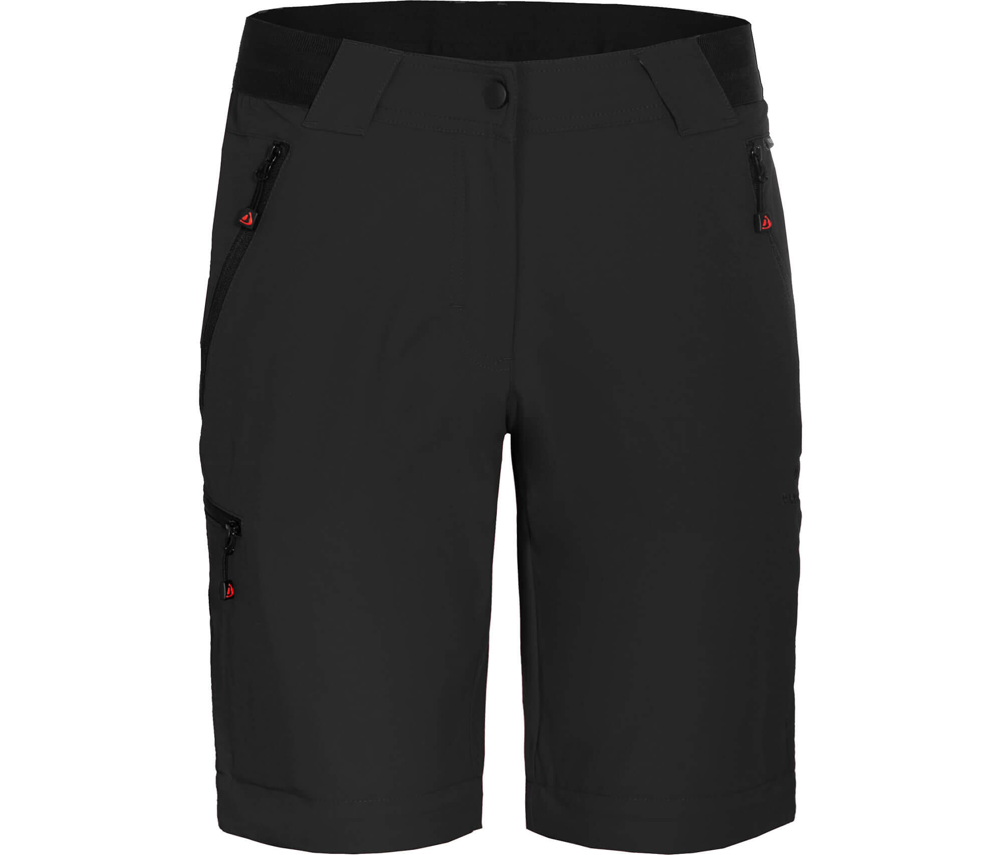 Damen Wanderhose leicht, strapazierfähig Schwarz 3/7