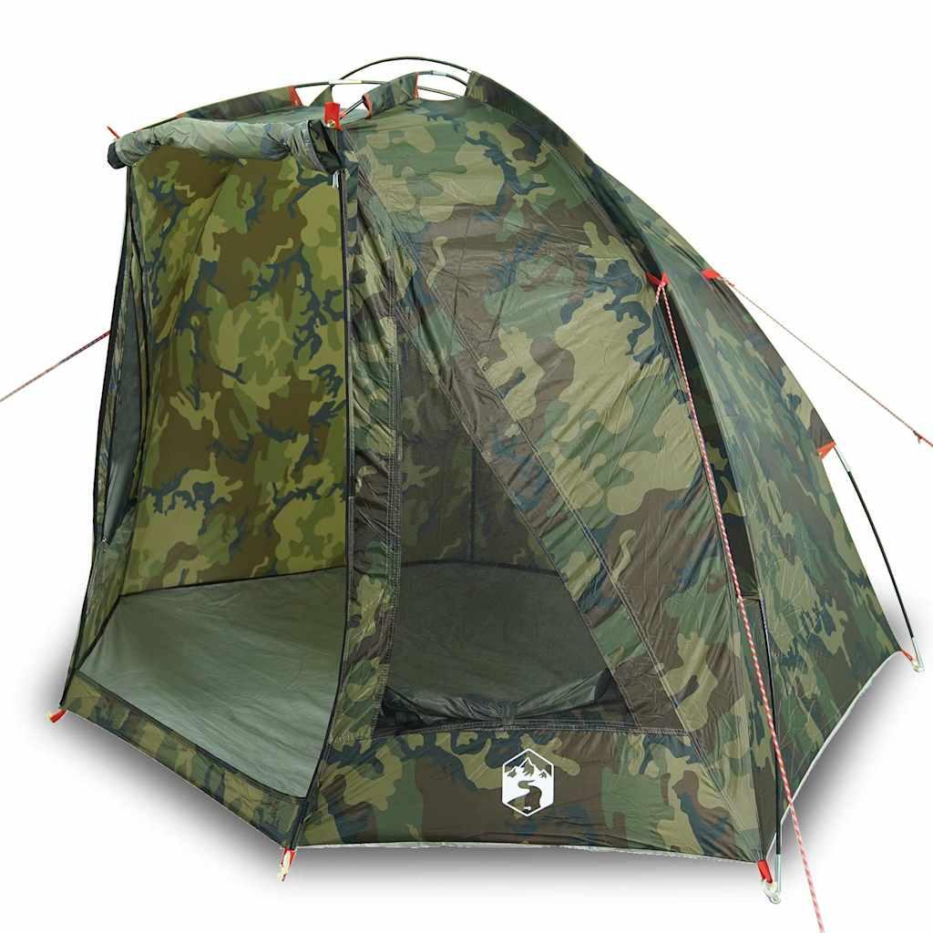 VidaXL Tenda da pesca impermeabile camouflage. 2/4