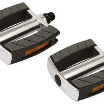 Union SP-2828 E-Bike Aluminum Pedals in Silver