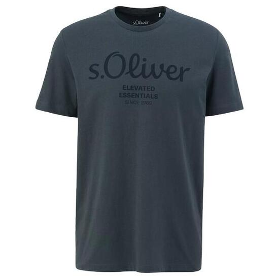 T-Shirt Herren 1er Pack Bequem sitzend-Logo T-Shirt