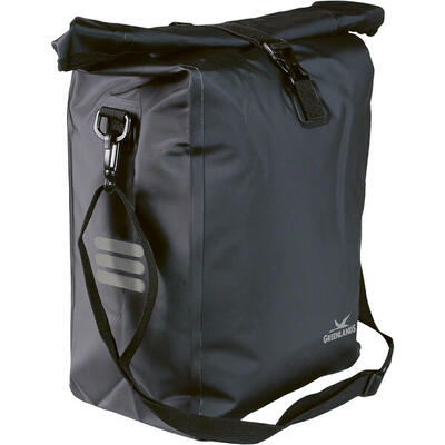 Fietstas waterproof large 23 liter 31 x 50 x 15 cm - zwart