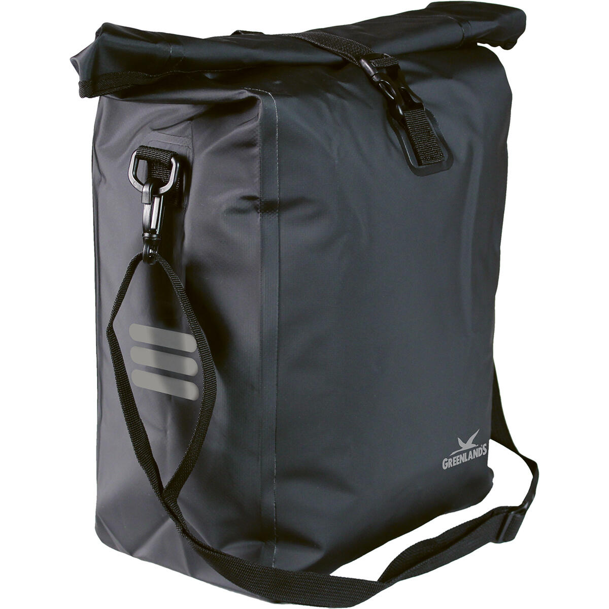 Torba Rowerowa Wodoodporna Duża 23 Litry 31 X 50 X 15 Cm - Czarna