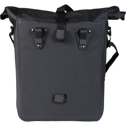 Greenlands Fietstas Pakaftas - Zwart - Waterdicht Tarpaulin - 18.5 Liter
