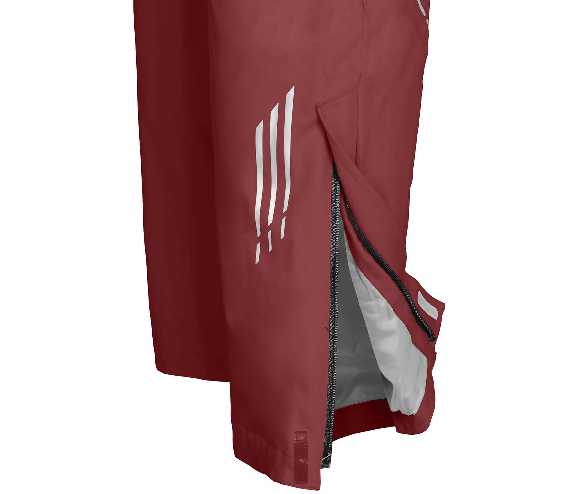 (Über-) Regenhose leicht wattiert, recycelt, 20000 mm Wassersäule Braun 4/5