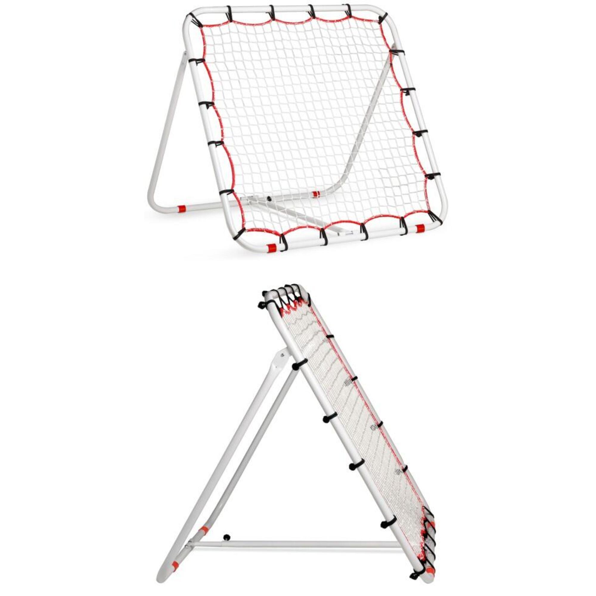 Rebounder Yakimasport 110x110 cm | trening techniki i refleksu | regulowany kąt 2/7