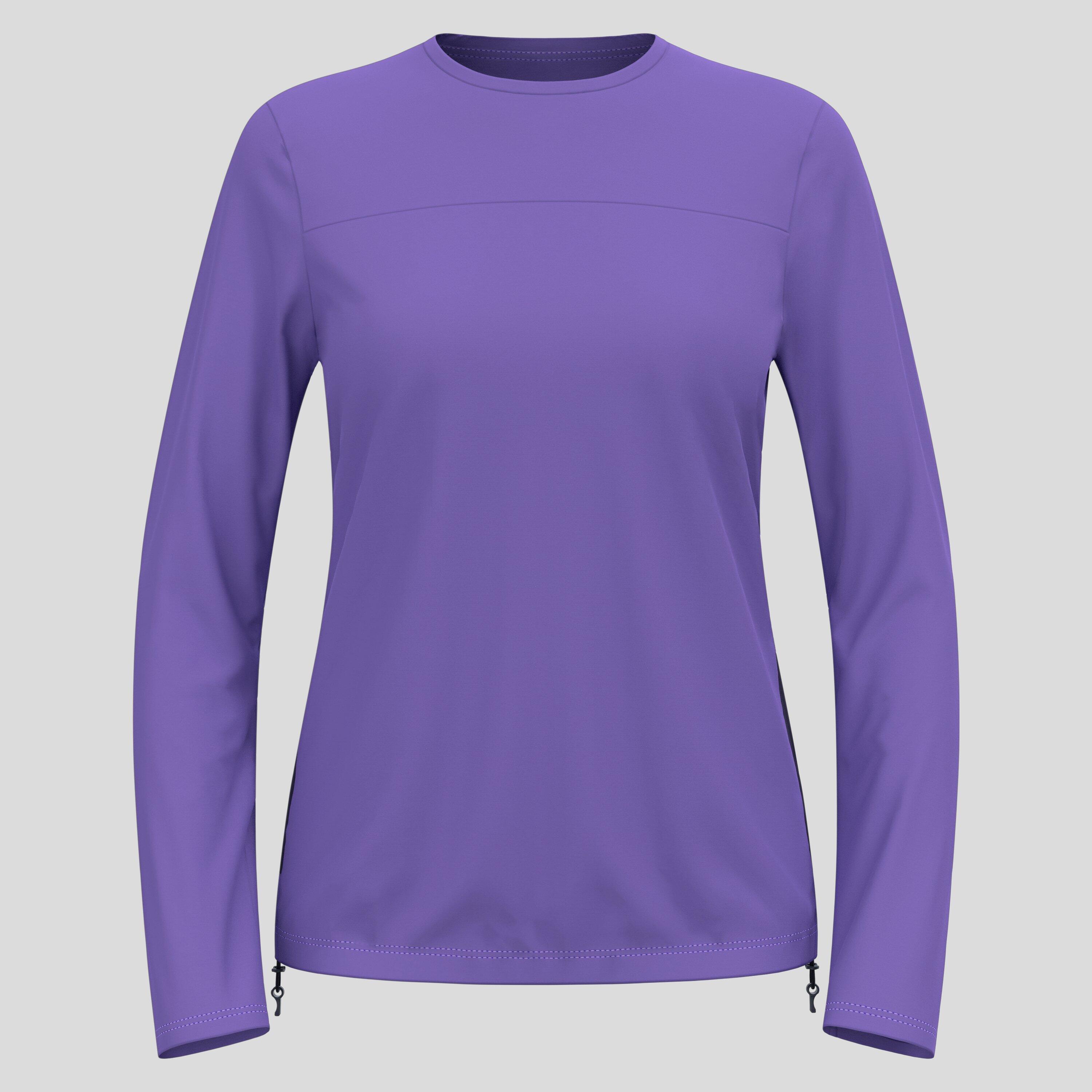 Odlo - T-shirt Cargo À Manches Longues Explorer Chill-tec Odlo - Sweat-shirt - Violet - 36 Xs - Decathlon