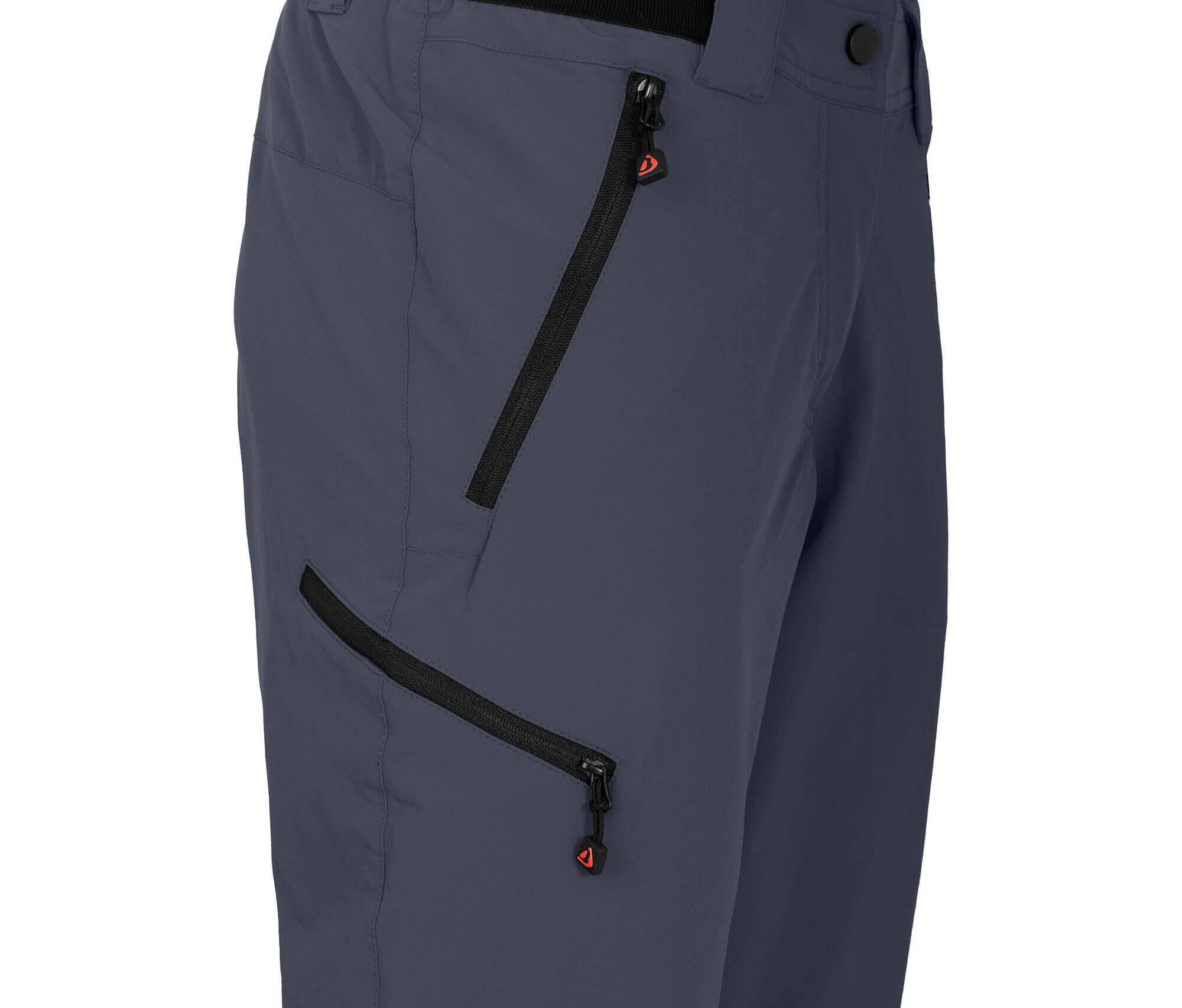 Damen 3/4 Wanderhose leicht, strapazierfähig Grau 3/5