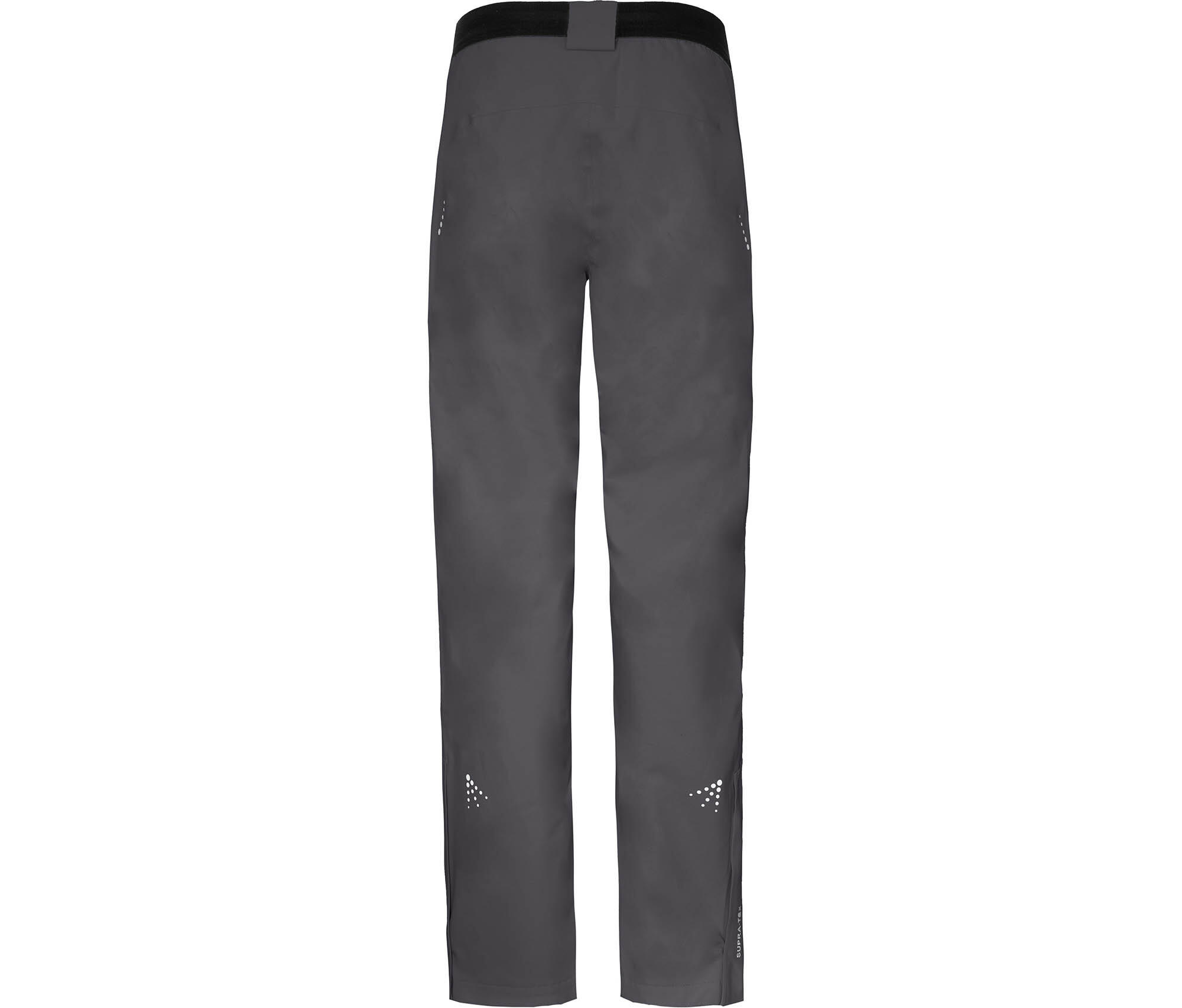 (Über-) Regenhose recycelt, leicht wattiert, 20000 mm Wassersäule Grau 2/4