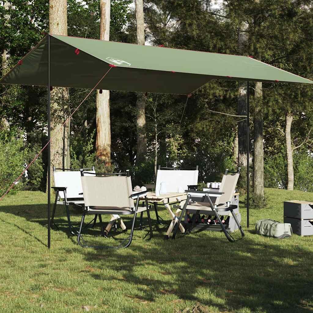 Auvent de Camping Vidaxl Étanche 400x294 cm en Vert 3/7