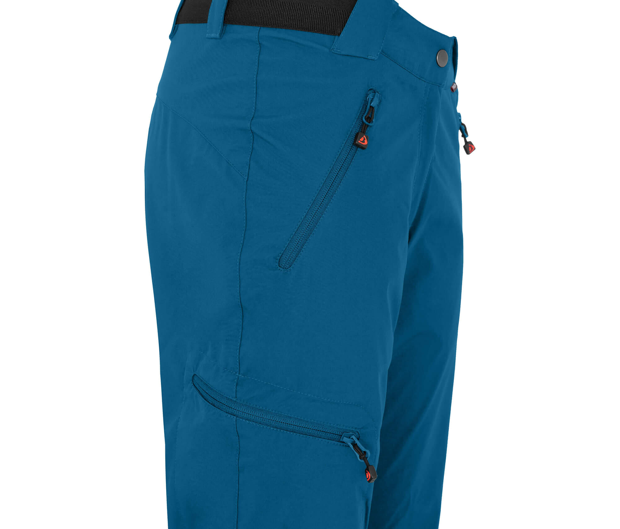 Damen Softshellhose winddicht, strapazierfähig Blau 3/5