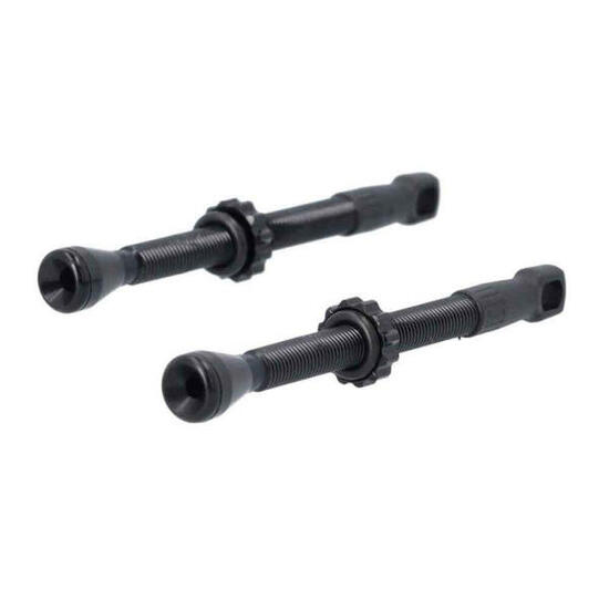 XLC Set de valves tubeless PU-X17 Sclaverand 45 mm lot de 2 noir