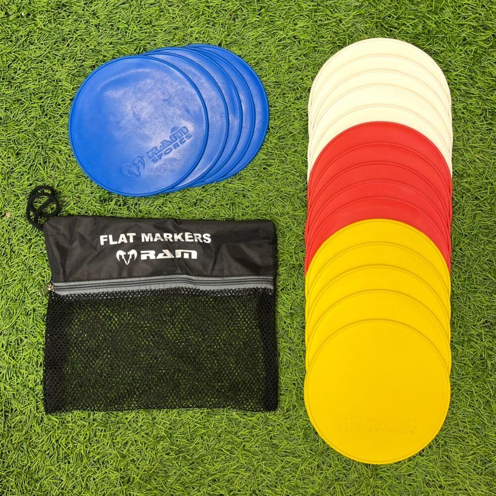 Ram Rugby Platte Markeerschijven – 20 stuks – 4 kleuren 3/7