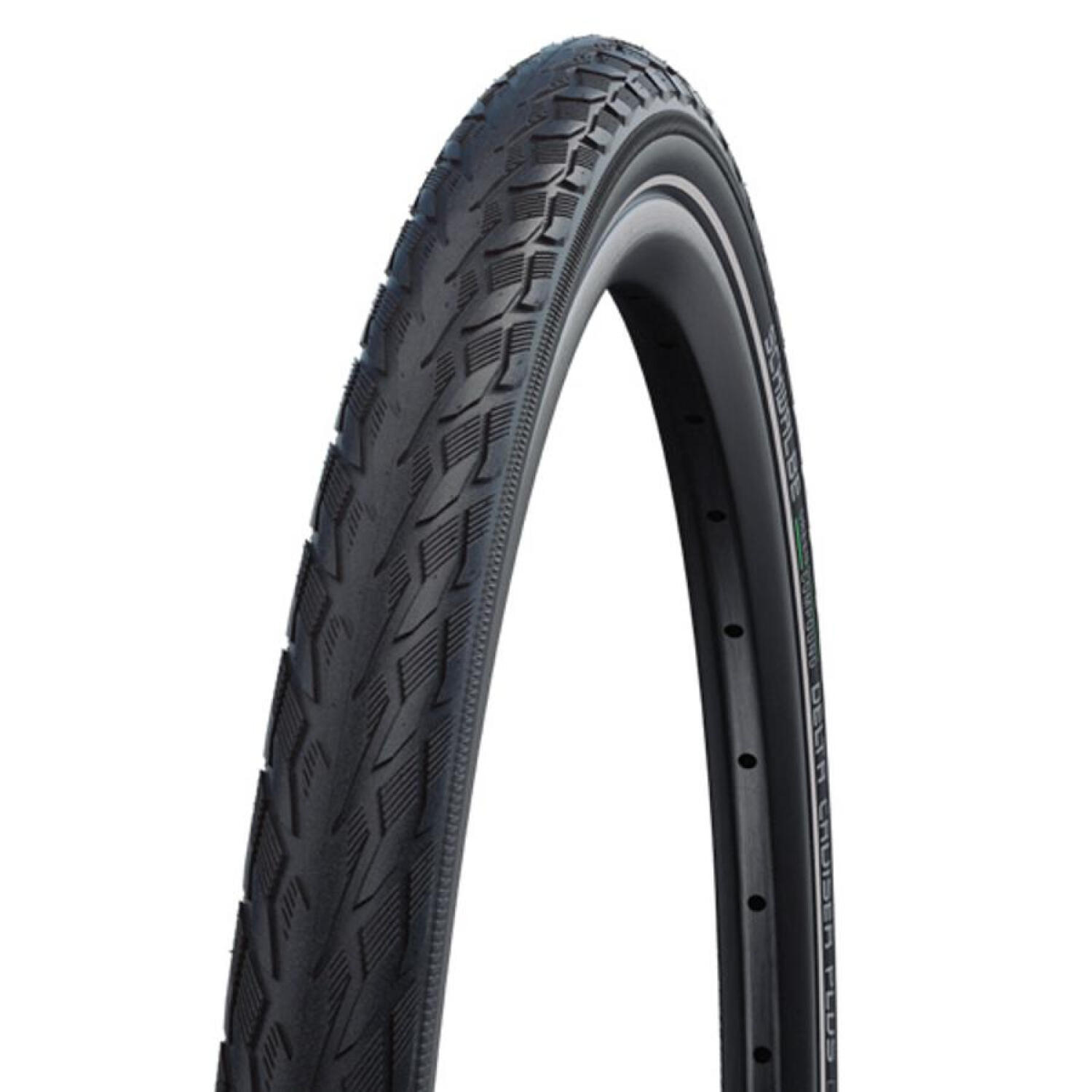 SCHWALBE Schwalbe Delta Cruiser Plus PunctureGuard 26 Inch - Zwart met Reflectie