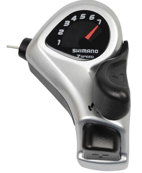 Mudança de 7 velocidades Shimano Tourney SL-TX50-7R Thumb Shifter Plus 2/2