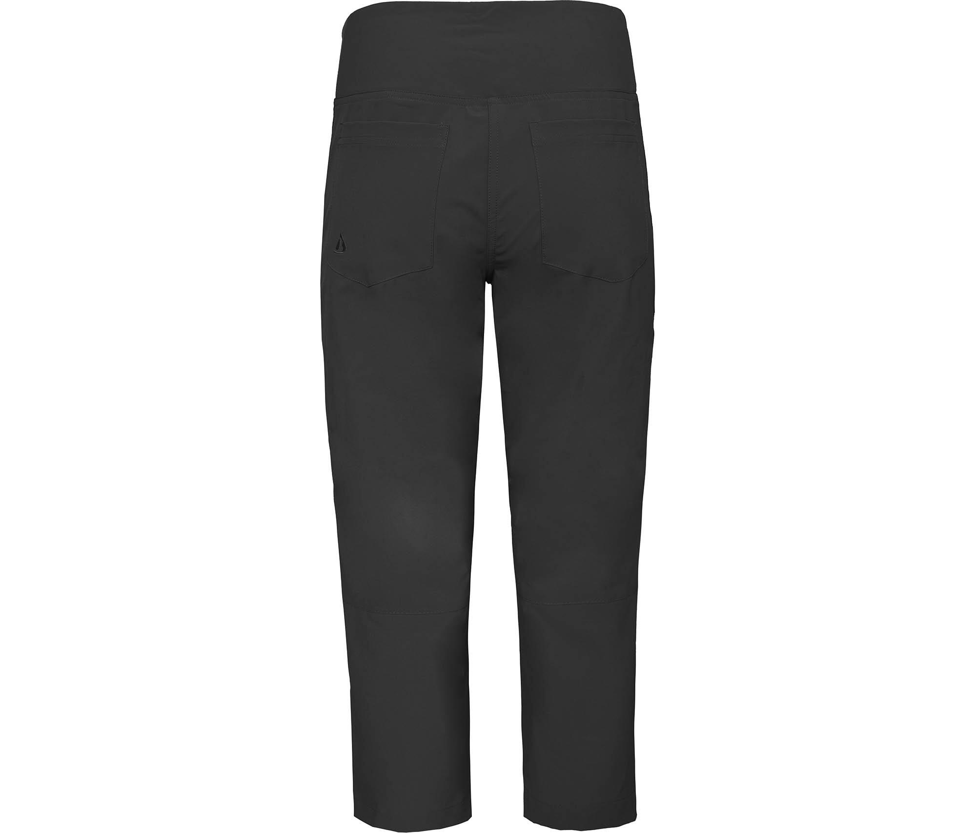 Damen 7/8 Wanderhose recycelt, elastisch, sportlich Schwarz 2/5