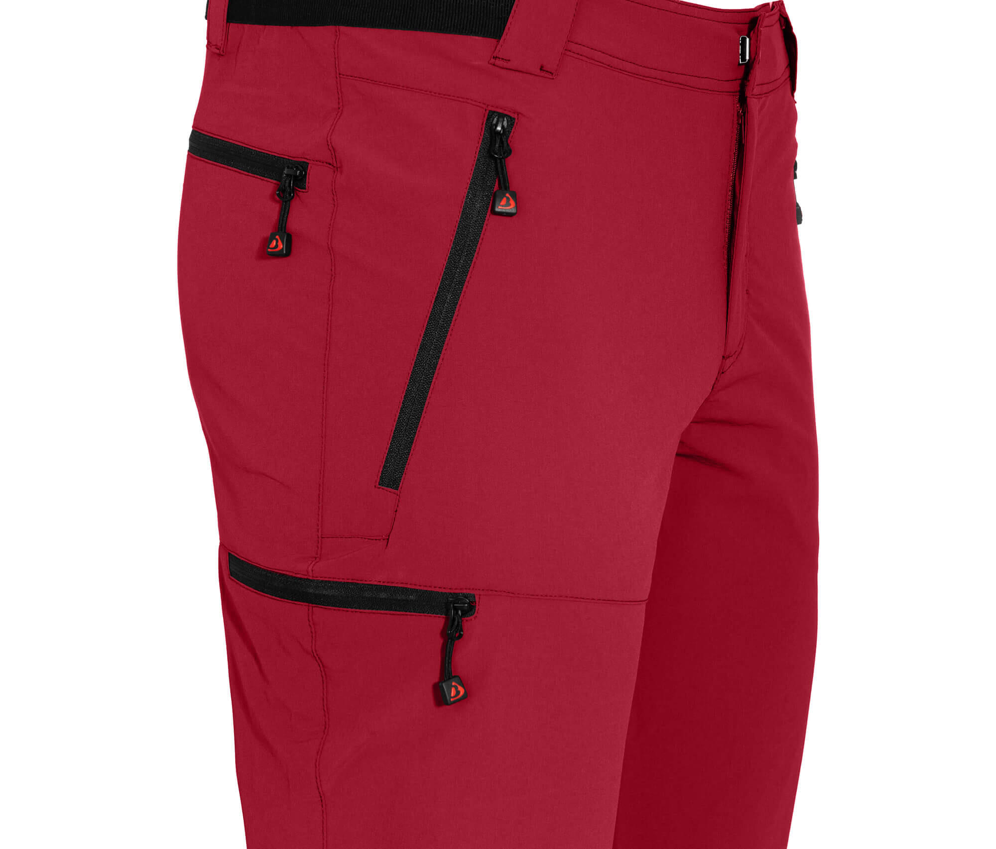 Wanderhose leicht, strapazierfähig Rot 4/5