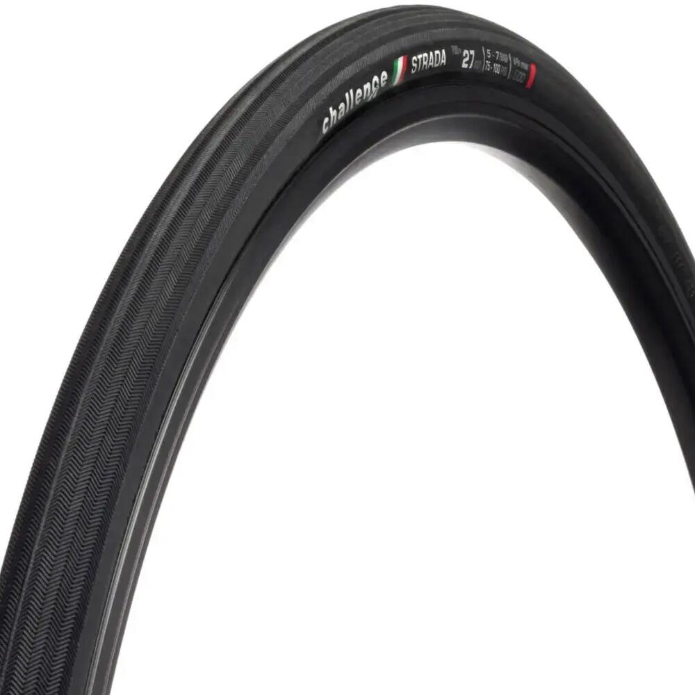 Challenge Strada Pro OT TLR 700x27C Black - Performance Road Bike Tire