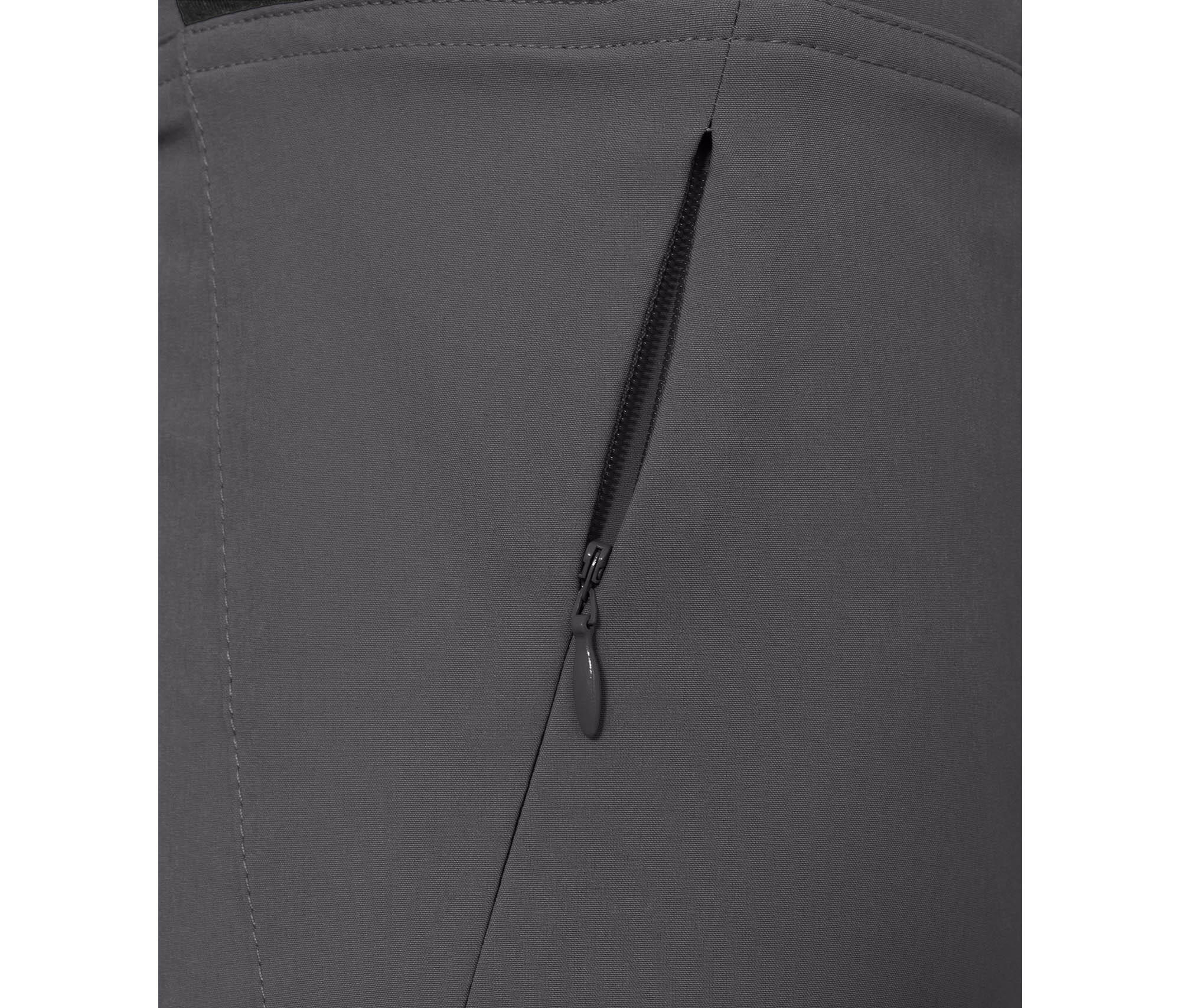 Damen 7/8 Wanderhose recycelt, elastisch, sportlich Grau 4/5