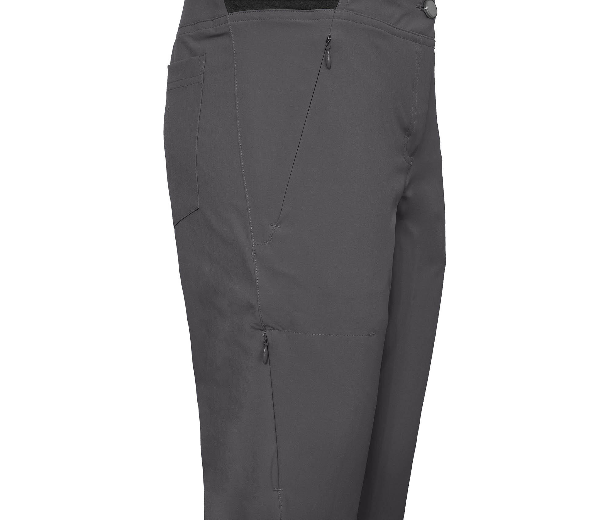 Damen 7/8 Wanderhose recycelt, elastisch, sportlich Grau 3/5