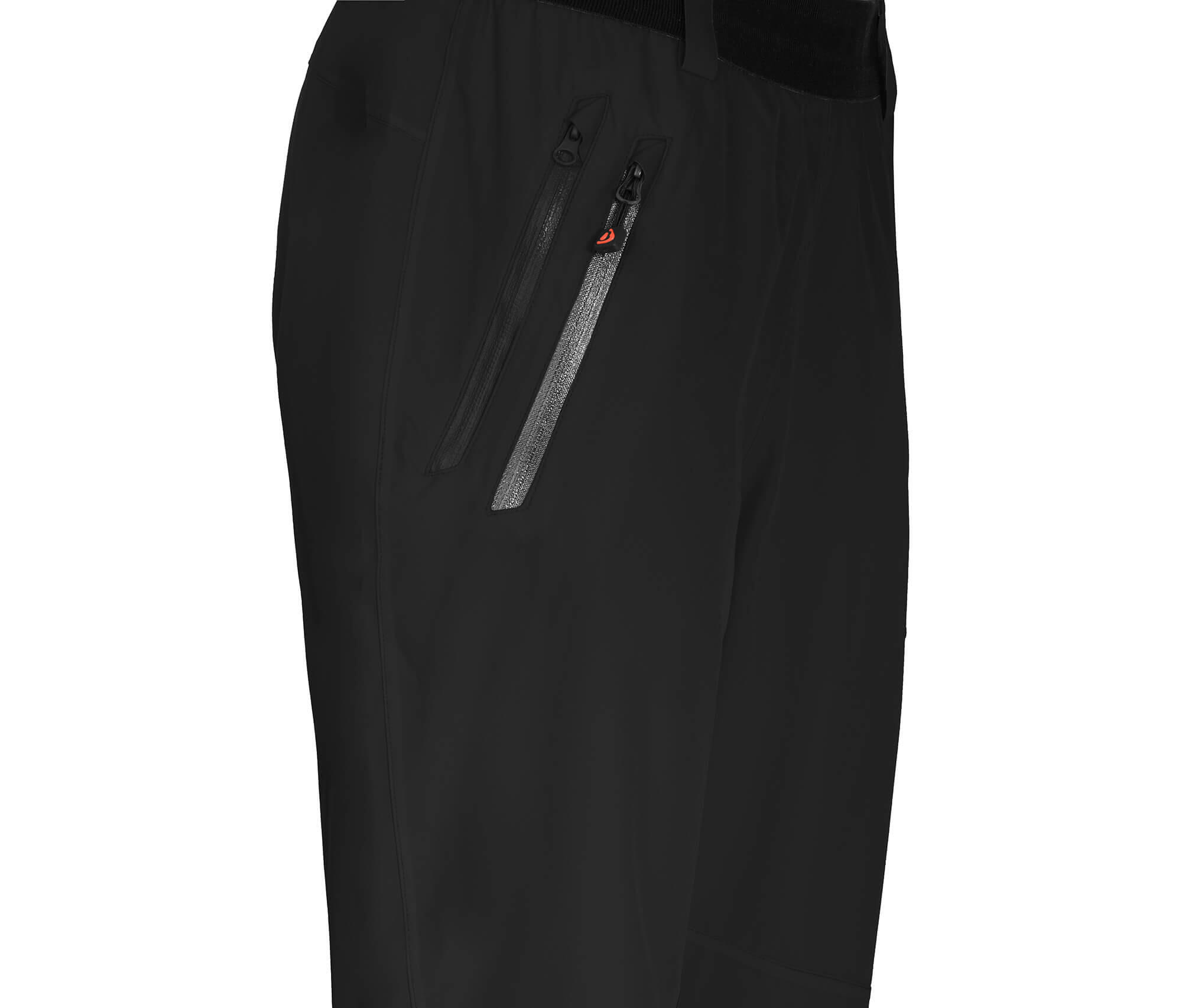 (Über-) Regenhose Netzfutter, 20000 mm Wassersäule Schwarz 3/5