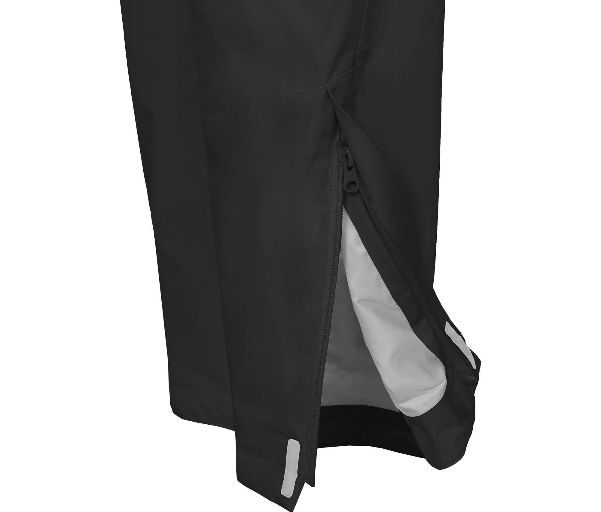 (Über-) Regenhose leicht wattiert, 20000 mm Wassersäule Schwarz 4/4