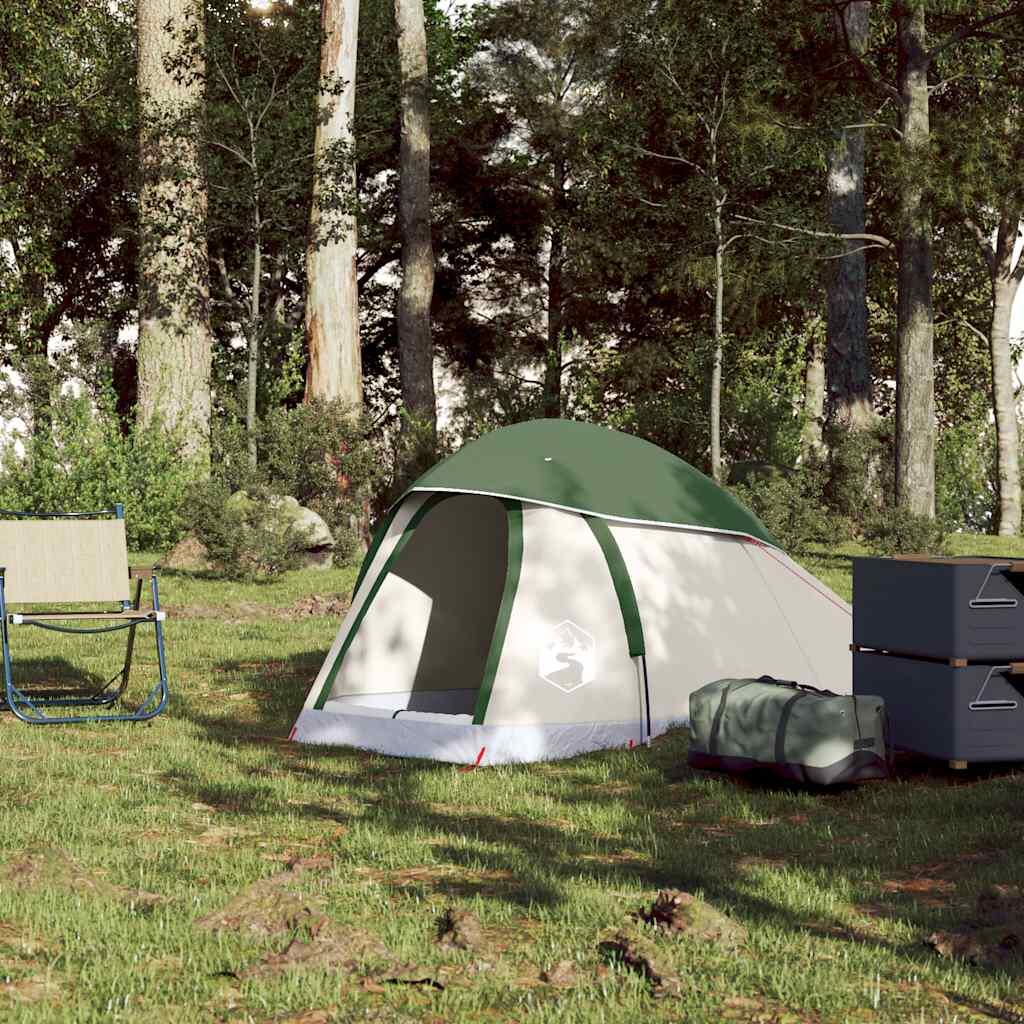 Vidaxl Koepeltent 1-Persoons Waterdicht Groen 3/7