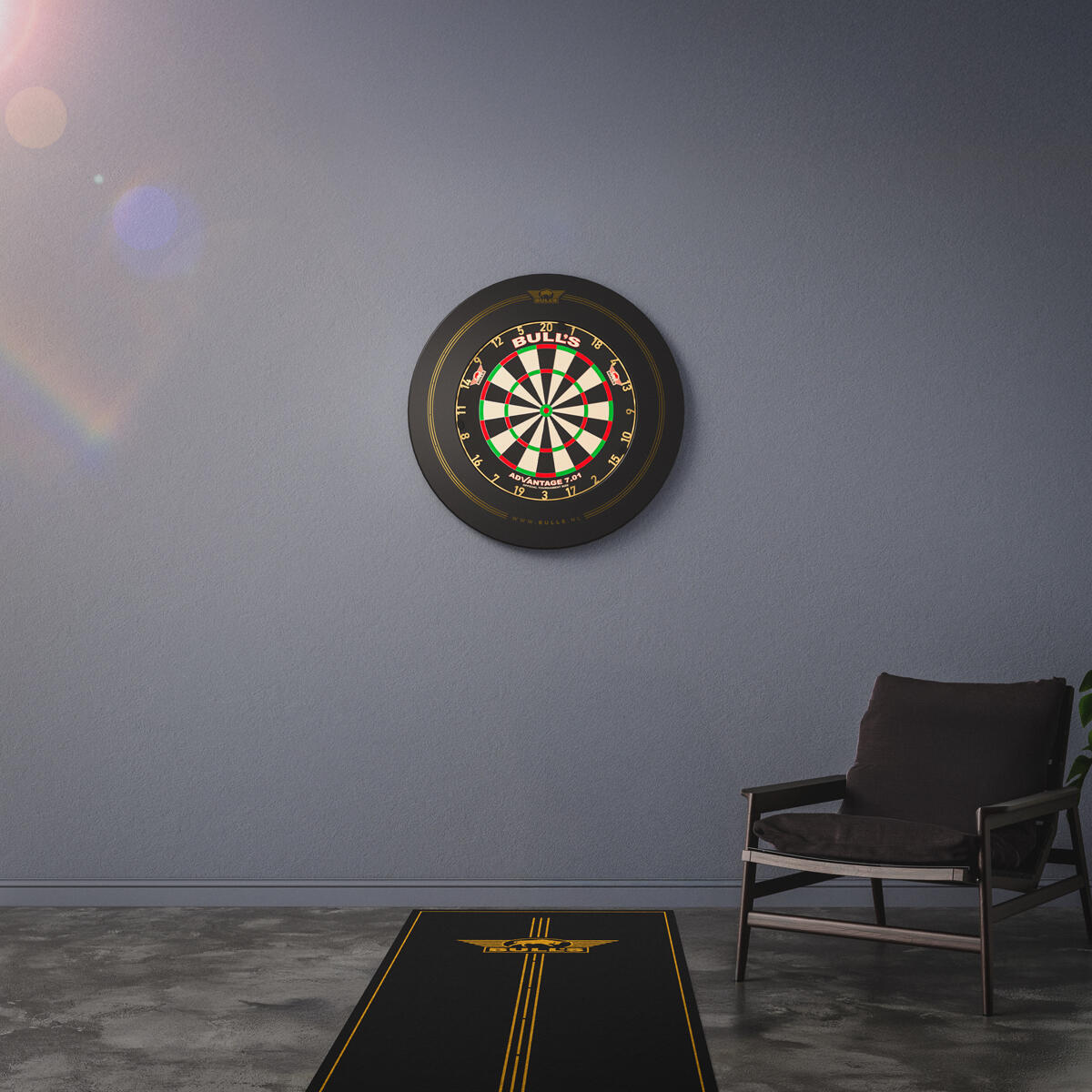 Bulls Advantage Carpet Dartmat + Oche | 300x85 cm 6/6