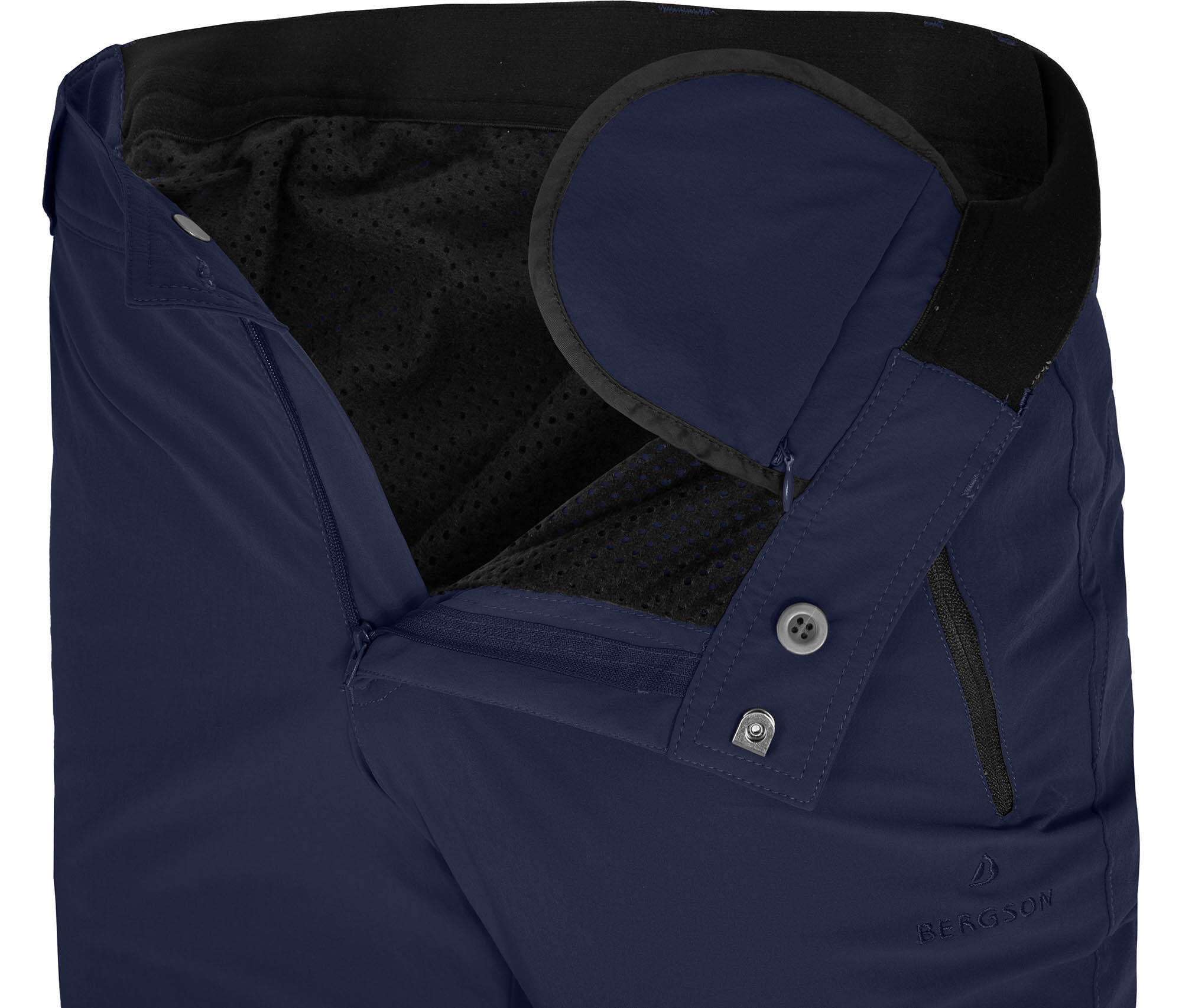 Damen Winter-Wanderhose warm gefüttert, elastisch blau 5/7